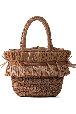 Nannacay Andrea fringed tote bag