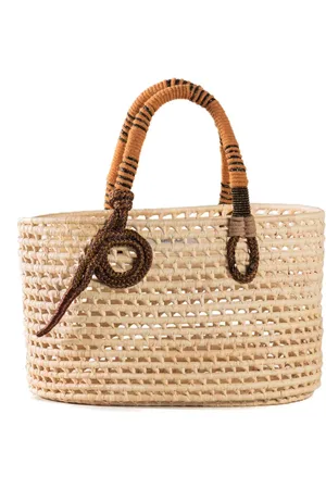Nannacay Chichi straw tote bag