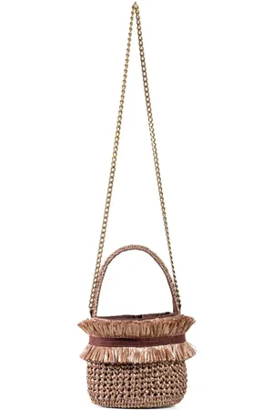 Nannacay Alissa raffia bucket bag