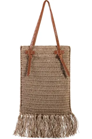 Nannacay Martina raffia tote bag