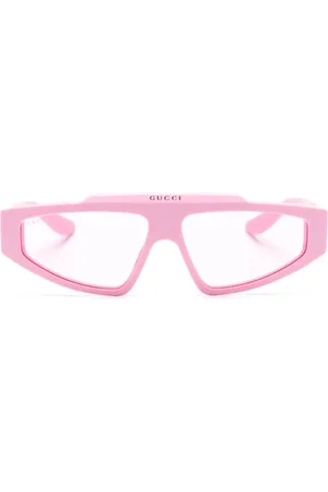 Gucci GG Supreme rectangle-frame sunglasses