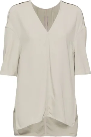 Rick Owens V-neck drop-shoulder blouse