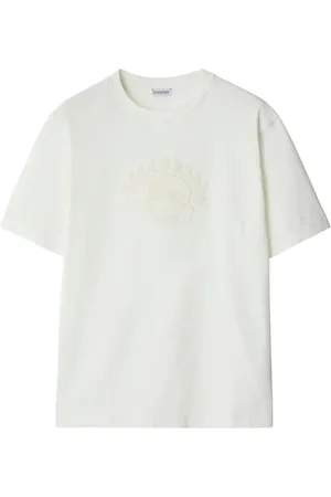 Burberry EKD-textured cotton T-shirt