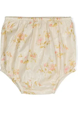 BONTON Floral-print lurex bloomers
