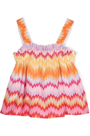 Missoni Zigzag-pattern square-neck top