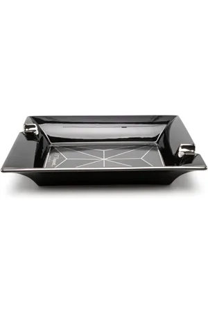 S.T. Dupont Fire X porcelain ashtray