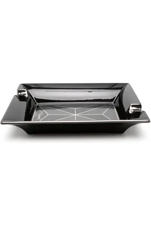 S.T. Dupont Fire X porcelain ashtray