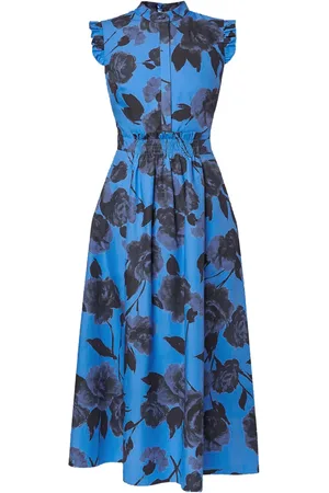 Erdem Floral-print cotton midi dress