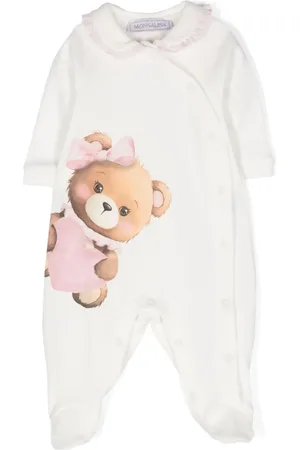 MONNALISA Ruffle-detail cotton pyjamas