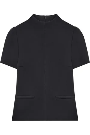Courrèges Logo-embroidered twill T-shirt