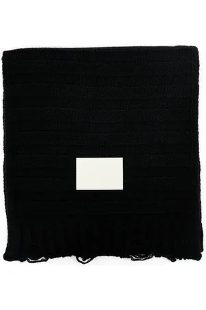 Maison Margiela Knitted wool blend scarf