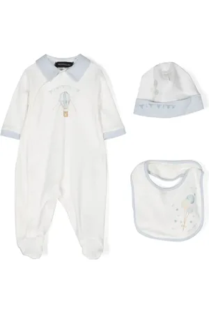 MONNALISA Hot air balloon-print cotton pajamas