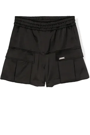 MONNALISA Satin cargo shorts