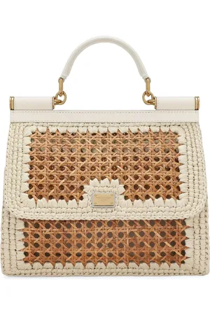 Dolce & Gabbana Large Sicily cotton-blend bag