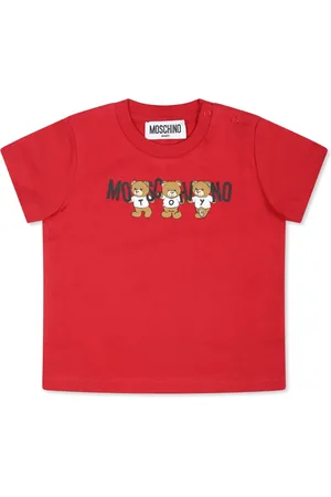 Moschino Teddy-print cotton T-shirt