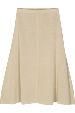 The Row Faithe linen skirt