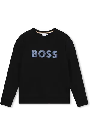 HUGO BOSS Logo-print crew-neck sweatshirt