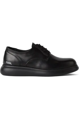 Karl Lagerfeld Granby leather derby shoes