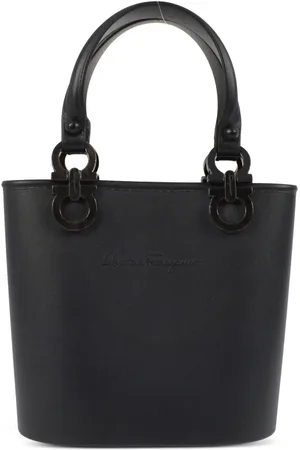 Salvatore Ferragamo 1990-2000s Gancini tote bag