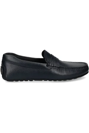 HUGO BOSS Noel grained leather mocassins