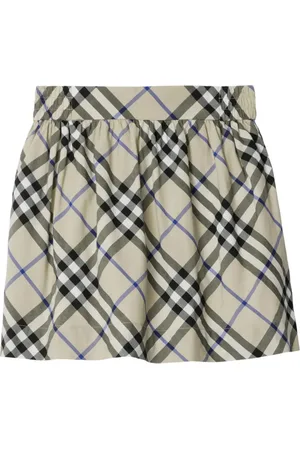 Burberry Check cotton skirt