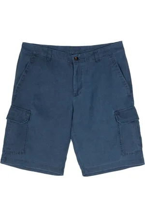 MOORER Aron linen shorts