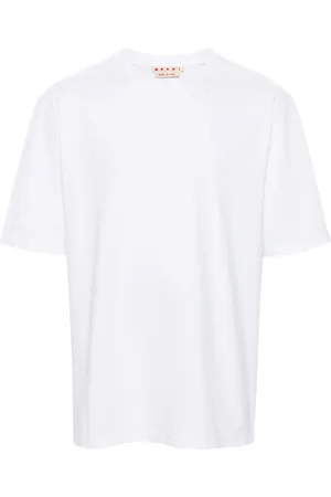 Marni Logo-patch cotton T-shirt