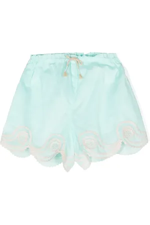 ZIMMERMANN Embroidered cotton shorts