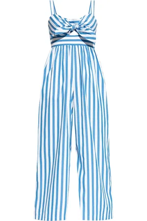 Kate Spade Striped cotton jumpsuit