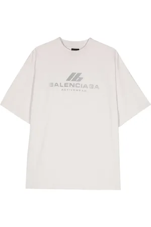 Balenciaga Reflective-logo cotton T-shirt