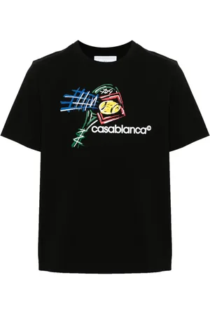 Casablanca Croquis De Tennis logo-print T-shirt