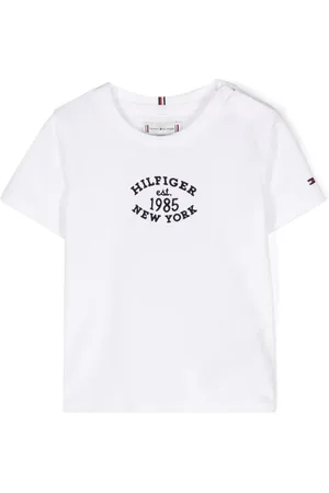 Tommy Hilfiger Flocked-logo cotton T-shirt