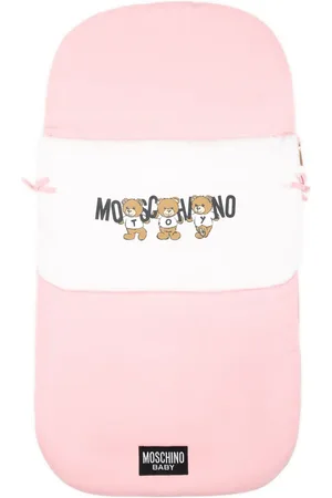 Moschino Logo-print cotton sleeping bag