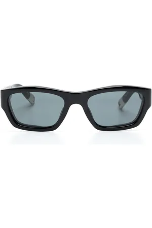 Jacquemus Les Lunettes Meridiano trapezoid-frame sunglasses