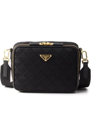 Prada Brique triangle-motif messenger bag