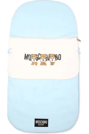 Moschino Logo-print cotton sleeping bag