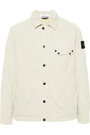 Stone Island Compass-badge quilted jacket