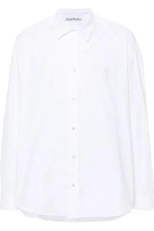 Acne Studios Logo-embroidered cotton shirt