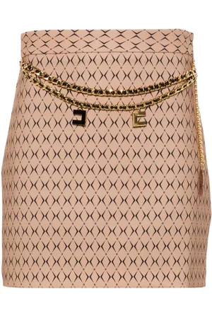 Elisabetta Franchi Geometric-print mini skirt