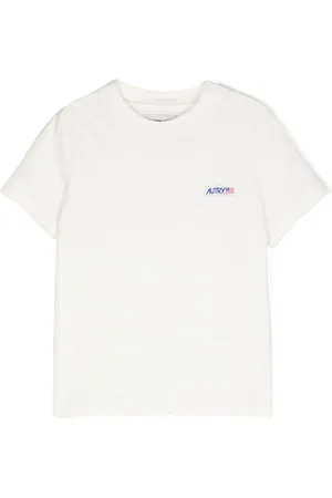 Autry Logo-patch cotton T-shirt