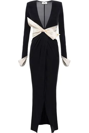 Elisabetta Franchi Oversized-bow gown