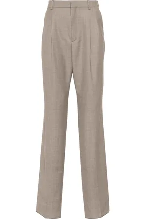 Saint Laurent Grain-de-poudre tailored trousers
