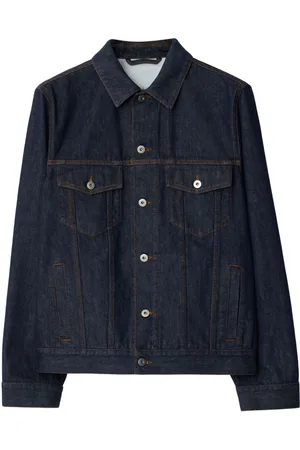 Burberry Logo-appliqué denim jacket
