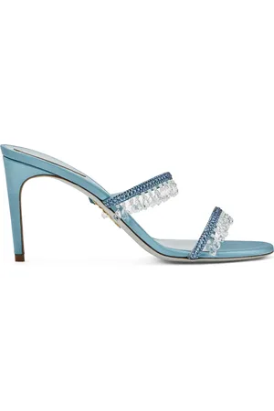 RENE CAOVILLA Chandelier 105mm crystal-embellished sandals