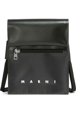 Marni Logo-print press-stud fastening shoulder bag