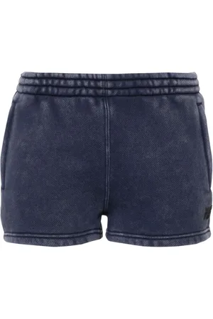 Alexander Wang Embossed-logo track shorts