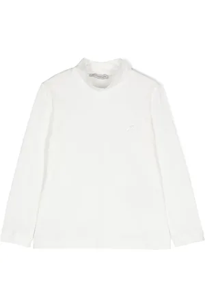 MONNALISA Logo-appliqué T-shirt