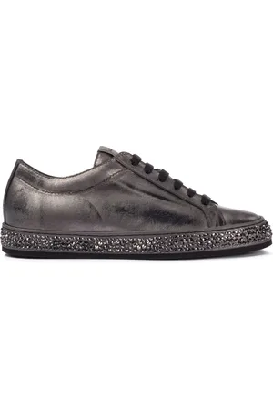 LE SILLA Andrea crystal-embellished sole sneakers