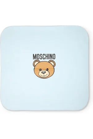 Moschino Logo-print cotton blanket