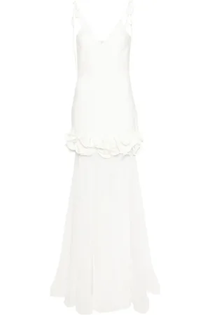 Ana Radu Floral-appliqué dress